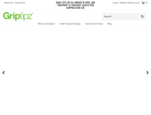 Tablet Screenshot of griptipz.com